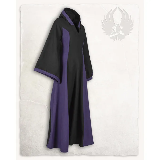 Mytholon Medieval Dress Iris, Black/purple 1 Mytholon Medieval Dress Iris, Black/purple