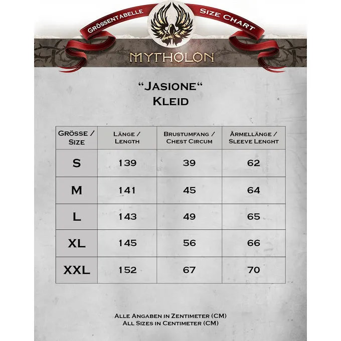 Mytholon Medieval Dress Jasione, Orange/cream 5 Mytholon Medieval Dress Jasione, Orange/cream - Image 5