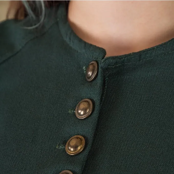 Mytholon Medieval Dress Jovina, Green 2 Mytholon Medieval Dress Jovina, Green - Image 2