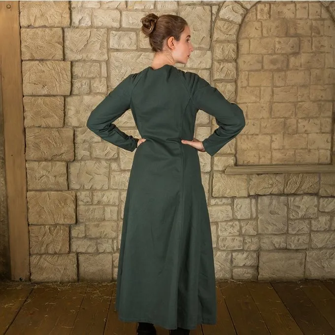 Mytholon Medieval Dress Jovina, Green 3 Mytholon Medieval Dress Jovina, Green - Image 3