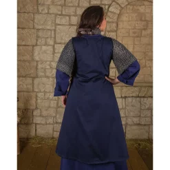 Mytholon Medieval Dress Leandra, Dark Blue 11 Mytholon Medieval Dress Leandra, Dark Blue -Medieval Clothing Sales Store medieval dress leandra dark blue 5