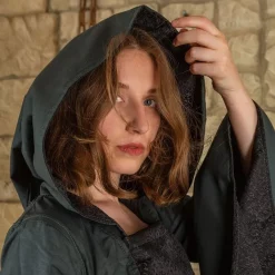 Mytholon Medieval Dress Ophelia, Green-black -Medieval Clothing Sales Store medieval dress ophelia green black 3