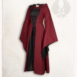 Mytholon Medieval Dress Ophelia, Red-black