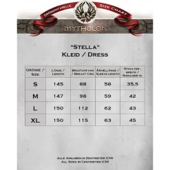 Mytholon Medieval Dress Stella, Black-cream 8 Mytholon Medieval Dress Stella, Black-cream -Medieval Clothing Sales Store medieval dress stella black cream 3