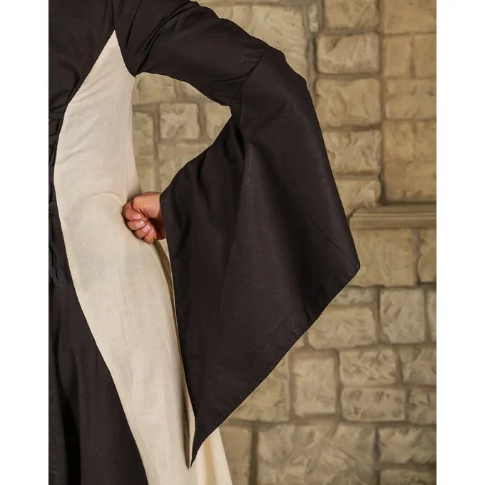 Mytholon Medieval Dress Stella, Black-cream 5 Mytholon Medieval Dress Stella, Black-cream - Image 5