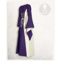 Mytholon Medieval Dress Stella, Lilac-cream -Medieval Clothing Sales Store medieval dress stella lilac cream 4