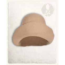 Mytholon Medieval Felt Hat Bruno, Cream