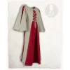 Mytholon Medieval Girls Dress Kirian, Cream/red