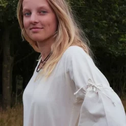 Medieval Gothic Dress Iseult, Natural -Medieval Clothing Sales Store medieval gothic dress iseult natural 3