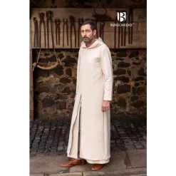 Burgschneider Medieval Hooded Tunic Renaud, Natural