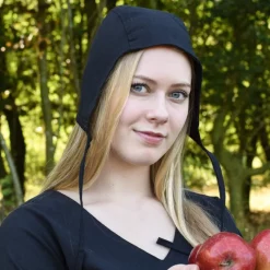 Medieval-Renaissance Cap Gouda, Black