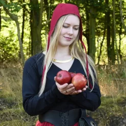 Medieval-Renaissance Cap Gouda, Red