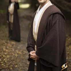 Epic Armoury Medieval Robe Osgar, Brown -Medieval Clothing Sales Store medieval robe osgar brown 2