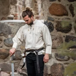 Leonardo Carbone Medieval Shirt Louis, Cream