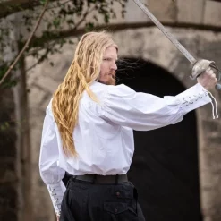 Leonardo Carbone Medieval Shirt Louis, White 4 Leonardo Carbone Medieval Shirt Louis, White -Medieval Clothing Sales Store medieval shirt louis white 1