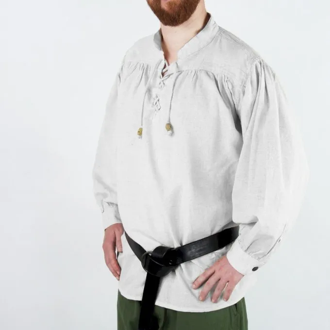Leonardo Carbone Medieval Shirt, White 2 Leonardo Carbone Medieval Shirt, White - Image 2