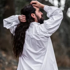 Leonardo Carbone Medieval Shirt, White 8 Leonardo Carbone Medieval Shirt, White -Medieval Clothing Sales Store medieval shirt white 2