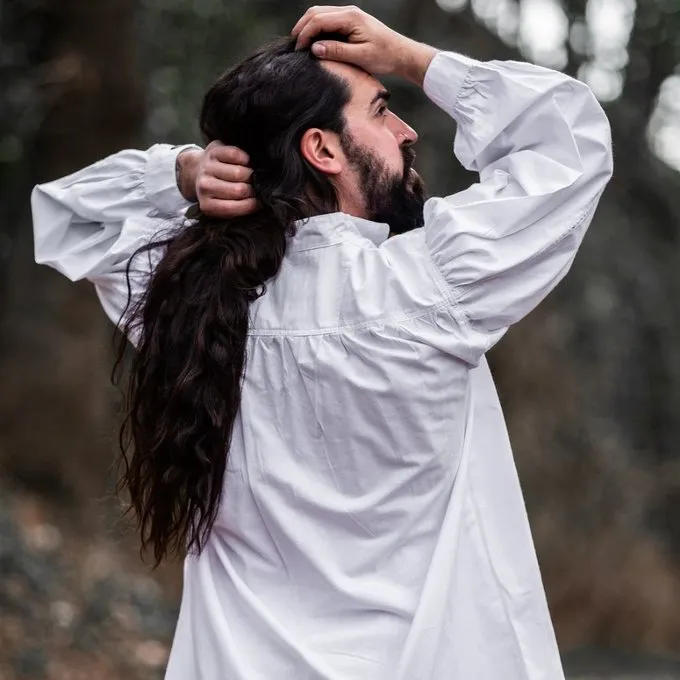 Leonardo Carbone Medieval Shirt, White 3 Leonardo Carbone Medieval Shirt, White - Image 3