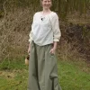 Medieval Skirt Melisende, Green
