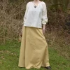 Medieval Skirt Melisende, Light Brown