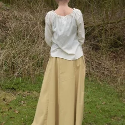Medieval Skirt Melisende, Light Brown -Medieval Clothing Sales Store medieval skirt melisende light brown 2