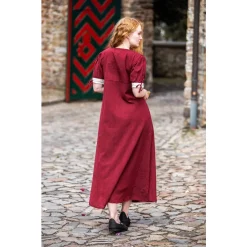 Leonardo Carbone Medieval Summer Dress Denise, Red-naturel 8 Leonardo Carbone Medieval Summer Dress Denise, Red-naturel -Medieval Clothing Sales Store medieval summer dress denise red naturel 2