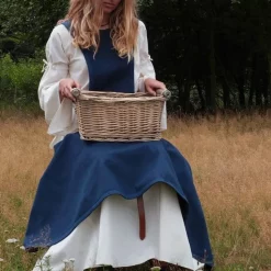 Medieval Surcotte Isabeau, Blue