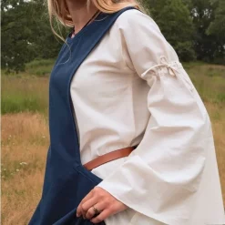 Medieval Surcotte Isabeau, Blue -Medieval Clothing Sales Store medieval surcotte isabeau blue 3