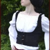 Medieval Waistcoat Ryia, Black