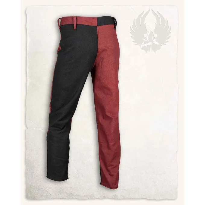 Mytholon Mi-parti Pants Gustav, Black/Red 2 Mytholon Mi-parti Pants Gustav, Black/Red - Image 2