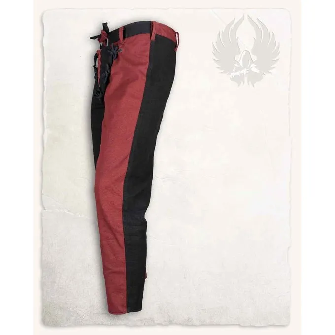 Mytholon Mi-parti Pants Gustav, Black/Red 3 Mytholon Mi-parti Pants Gustav, Black/Red - Image 3