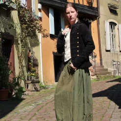 Leonardo Carbone Military Jacket Emily Black 11 Leonardo Carbone Military Jacket Emily Black -Medieval Clothing Sales Store military jacket emily black 5