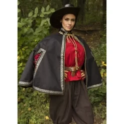 Epic Armoury Musketeer Cloak 8 Epic Armoury Musketeer Cloak -Medieval Clothing Sales Store musketeer cloak 2