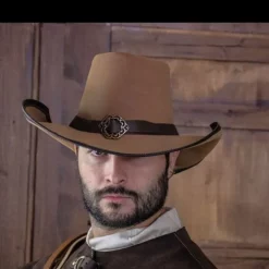 Rawblade Musketeer Hat De La Croix, Light Brown