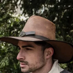 Rawblade Musketeer Hat Delacroix, Weathered Brown