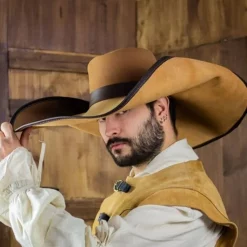 Rawblade Musketeer Hat Diego, Light Brown