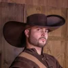 Rawblade Musketeer Hat Toledo, Brown