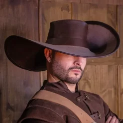Rawblade Musketeer Hat Toledo, Brown 9 Rawblade Musketeer Hat Toledo, Brown -Medieval Clothing Sales Store musketeer hat toledo brown 4