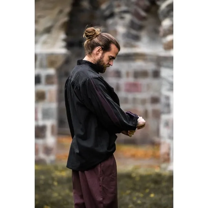 Leonardo Carbone Pavia Shirt, Black-brown 2 Leonardo Carbone Pavia Shirt, Black-brown - Image 2