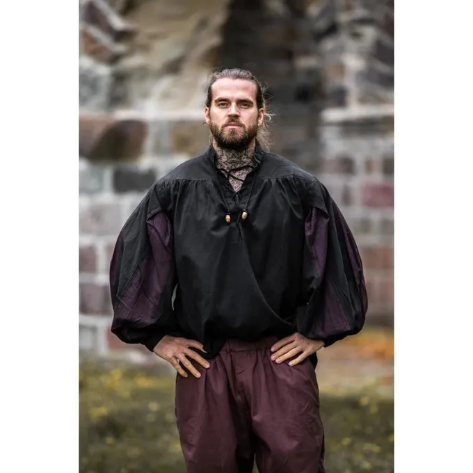 Leonardo Carbone Pavia Shirt, Black-brown 1 Leonardo Carbone Pavia Shirt, Black-brown