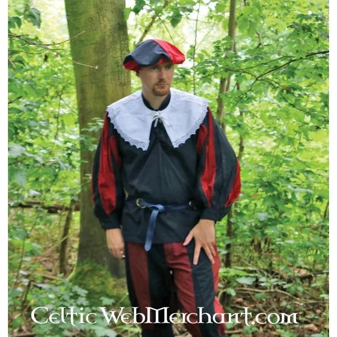 Leonardo Carbone Pavia Shirt, Black-red 2 Leonardo Carbone Pavia Shirt, Black-red - Image 2