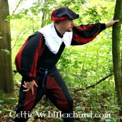 Leonardo Carbone Pavia Shirt, Black-red 8 Leonardo Carbone Pavia Shirt, Black-red -Medieval Clothing Sales Store pavia shirt black red 2