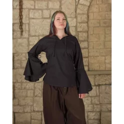 Mytholon Pirate Blouse Felice, Black