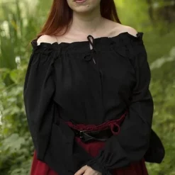 Epic Armoury Pirate Blouse Reid, Black