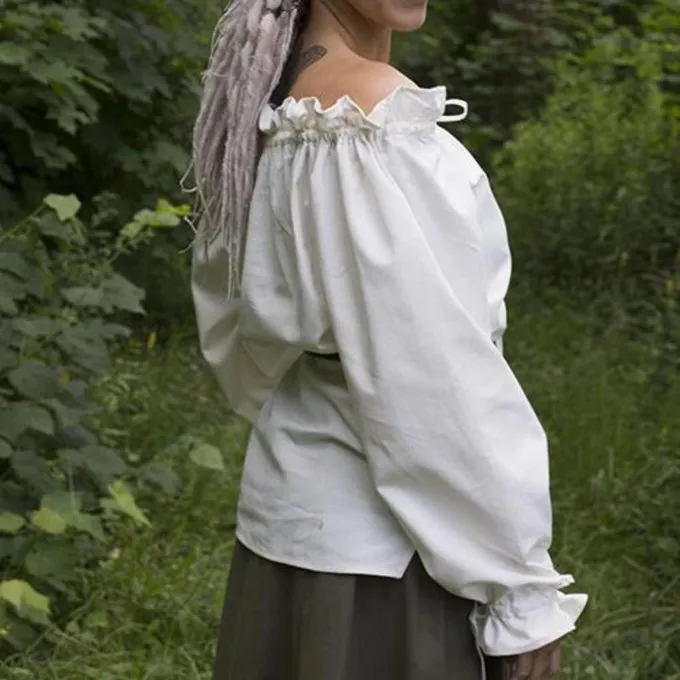 Epic Armoury Pirate Blouse Reid, White 3 Epic Armoury Pirate Blouse Reid, White - Image 3