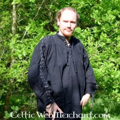 Leonardo Carbone Pirate Shirt With Laces, White