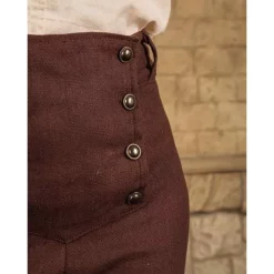 Mytholon Pollard Pirate Trousers, Brown -Medieval Clothing Sales Store pollard pirate trousers brown 3