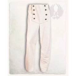 Mytholon Pollard Pirate Trousers, Cream -Medieval Clothing Sales Store pollard pirate trousers cream 2