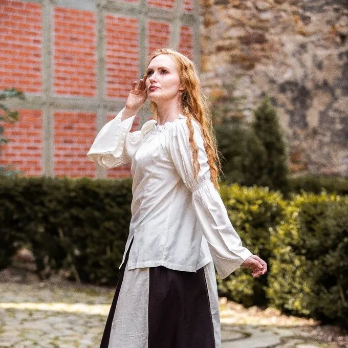 Leonardo Carbone Renaissance Blouse, Cream 3 Leonardo Carbone Renaissance Blouse, Cream - Image 3