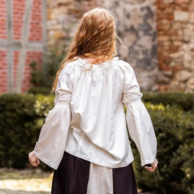 Leonardo Carbone Renaissance Blouse, Cream 5 Leonardo Carbone Renaissance Blouse, Cream - Image 5